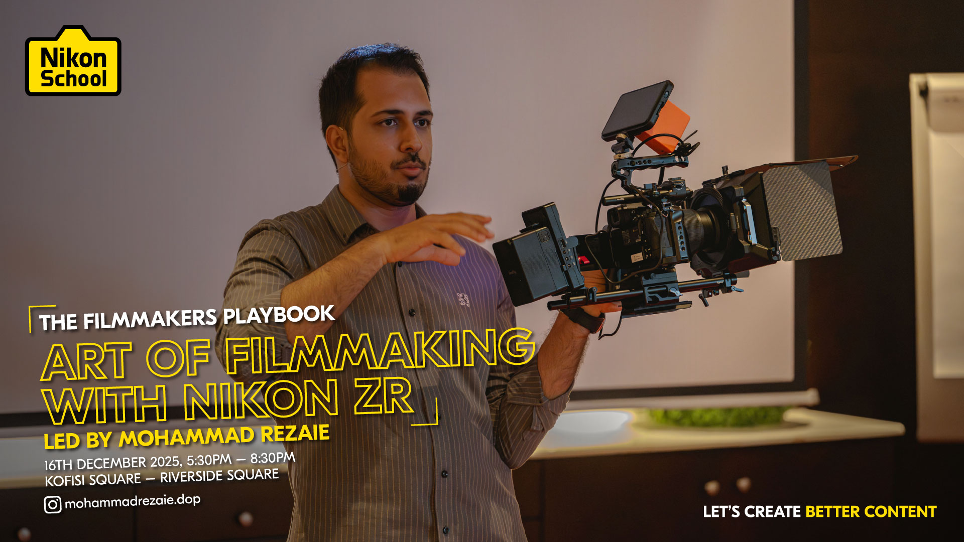 Experience the Art of Filmmaking with the Nikon Z R